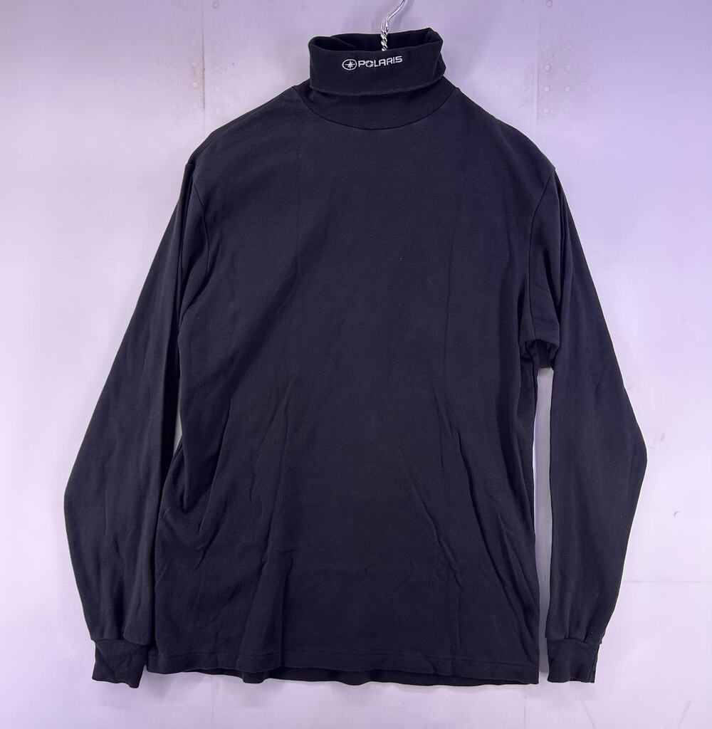 Vintage Polaris Black Turtleneck Longsleeve Shirt Size M